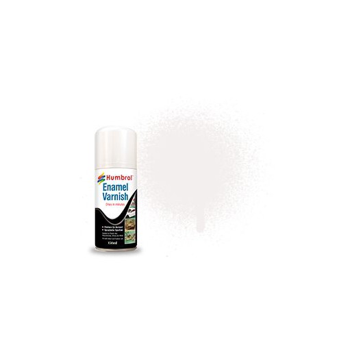 AD6999  Humbrol Spray Paint VARNISH Satin 135 (Enamel)