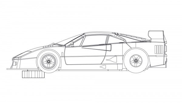 RS0069  Ferrari F40 White Kit