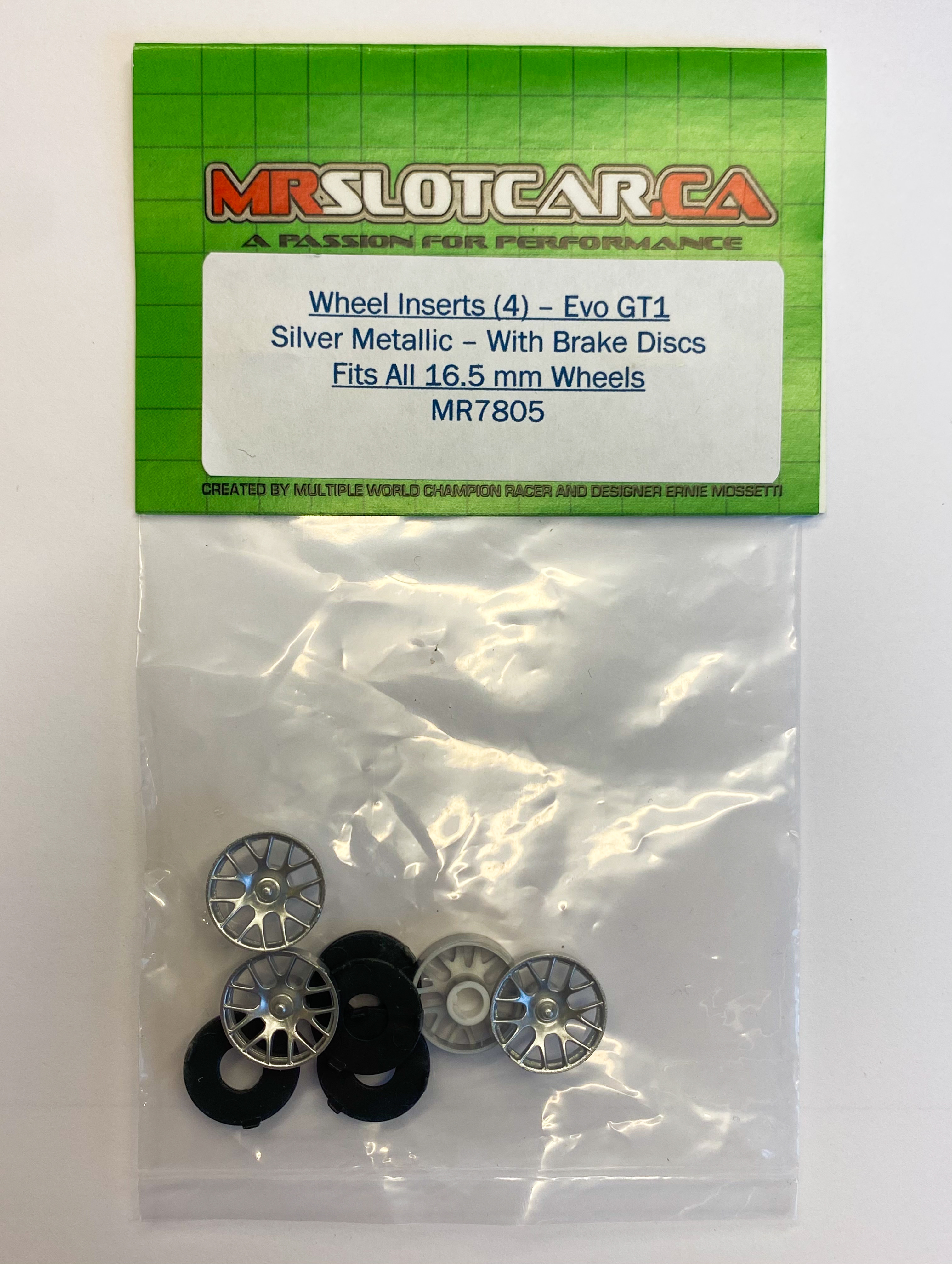 MR7805 MRSLOTCAR Wheel Inserts (4) EVO GT1