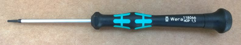 Wera 118066 1.5mm Allen Hex Driver