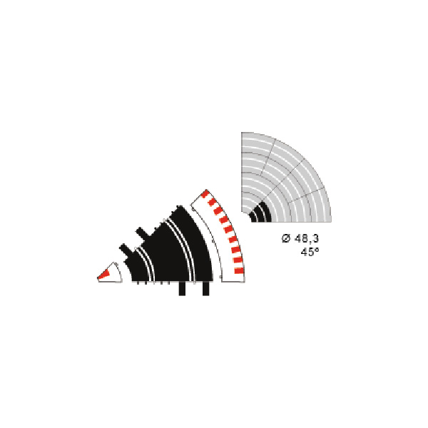 10206 BORDER OUTER FOR INNER CURVE (6PC)