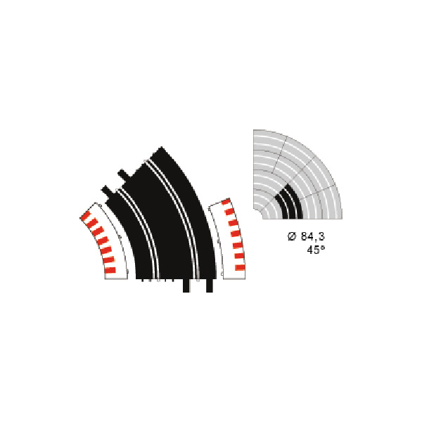 10207 BORDER INNER FOR STANDARD CURVE (6PC)