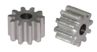 SC-1030 Aluminum Pinion 10T M50 6.35mm dia. for 2mm Motor Shaft