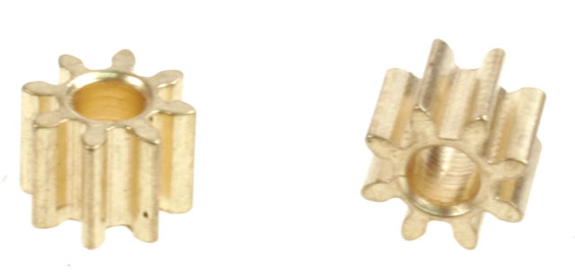 AV 20611 Avant Slot Brass Pinion 8 tooth - 5.5 mm (2) (ASBOX1)