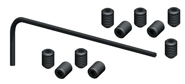 80909 ALLEN SCREWS (10PC) AND ALLEN TOOL M2