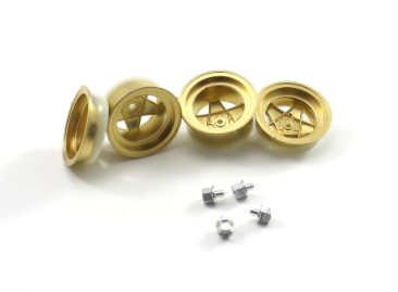 S-086G 512M Wheel Inserts Gold  Five Spoke