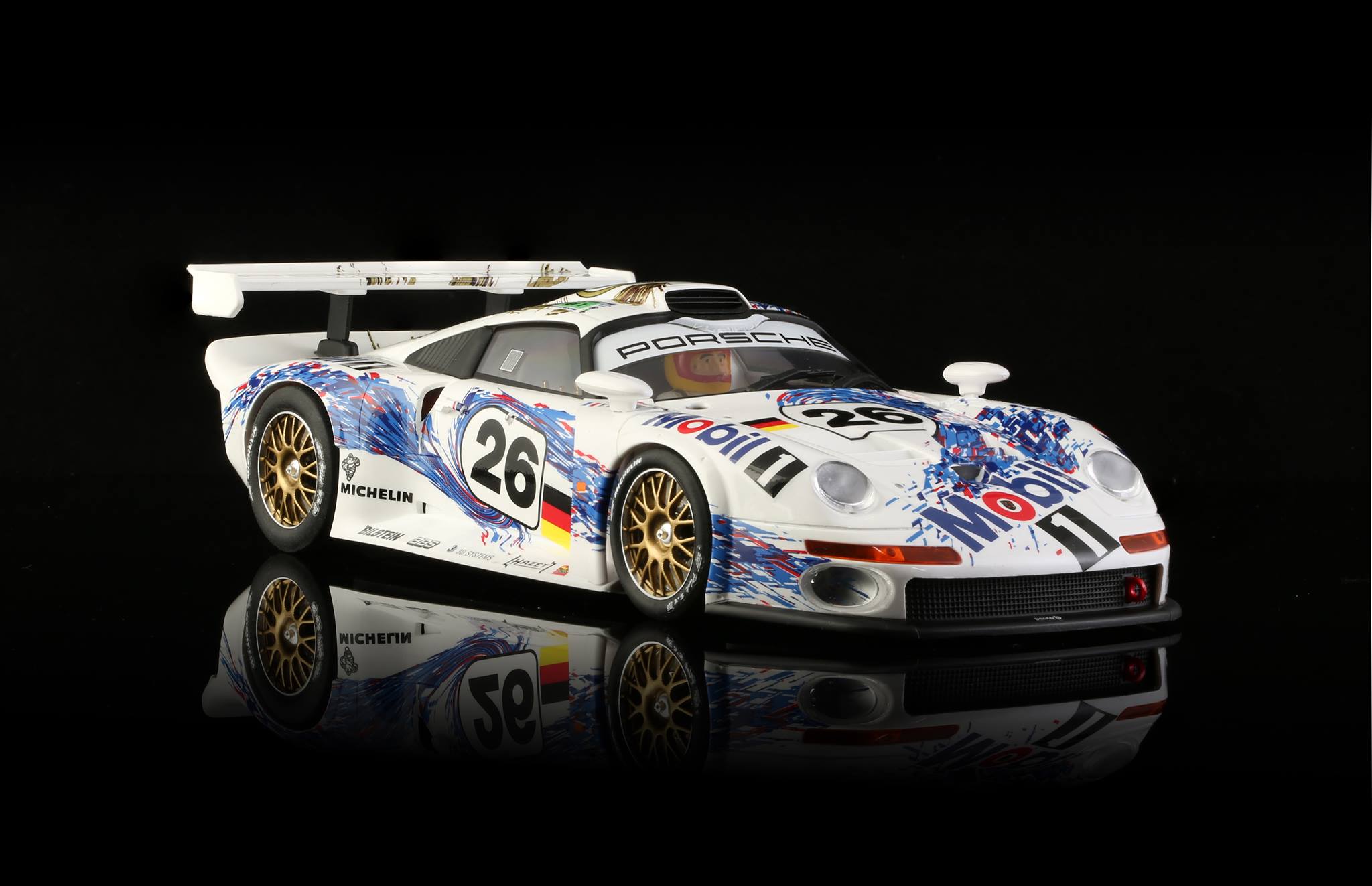 BRM044 Porsche 911 GT1 TEAM Mobil #26 with aluminum chassis