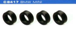 C8417 Silicon Rubber Rear Tires - Mini