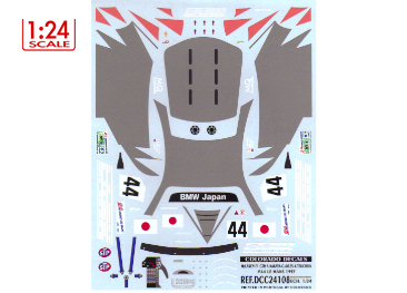 CRP-24108 1/24th scale McLaren F1 GTR #44 decals.