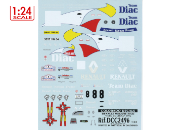 CRP-C2496 1/24 scale Renault Megane Maxi Toure de Corse 1996