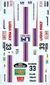 DMC-24-374 Decals 1/24 Porsche 956 'Liqui Moly'