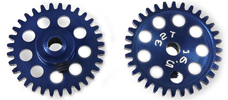 MR6132 MrSlotcar 32t Sidewinder Spur Gear, 16.5mm diameter