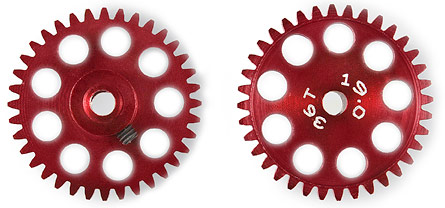 MR6337 MrSlotcar 37t Sidewinder Spur Gear, 19mm diamter