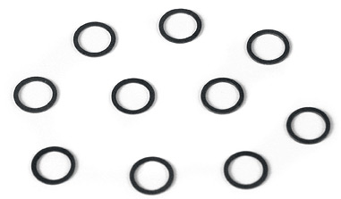 MR8153 MrSlotcar Axle Spacers, steel .28mm for 3/32" axles (10)