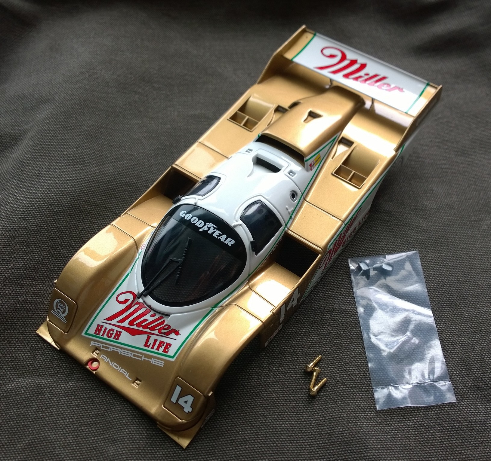 S-001ML BRM "IMSA" Porsche Miller #14, painted and assembled