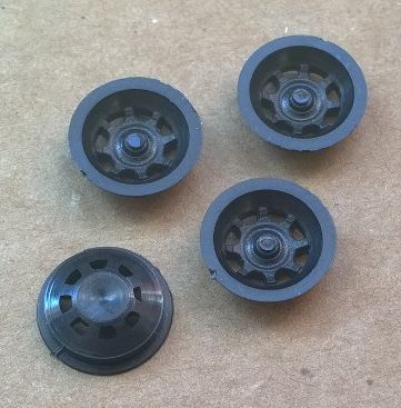 S-130 'NASCAR' Wheel Inserts (4) for S-128 wheels