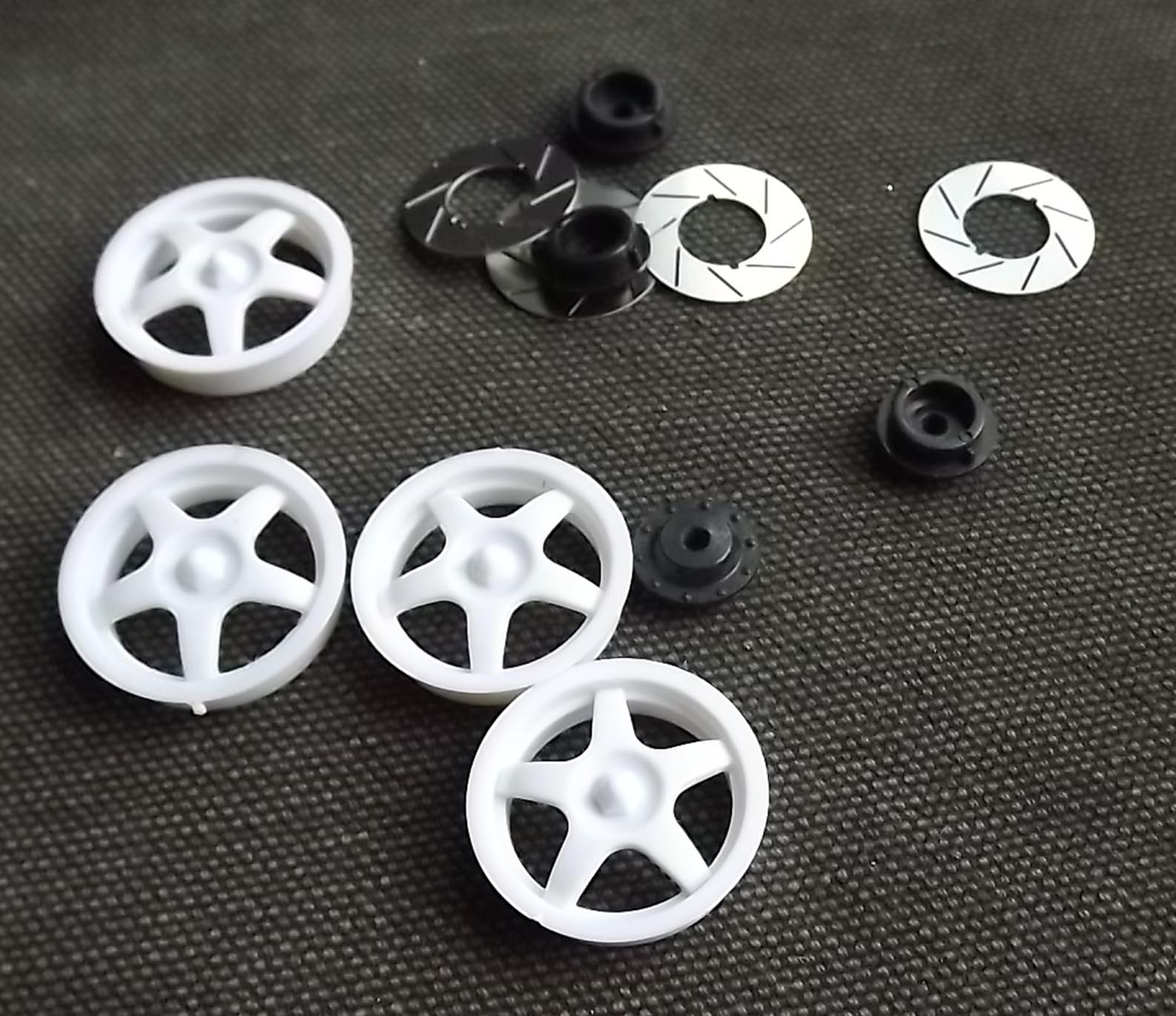 S-309 OZ Racing 5 Spoke Wheel Inserts(4)McLaren F1 GTR unpainted