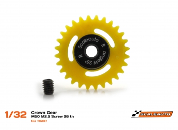 SC-1168r 1:32 anglewinder gear 28t 15.8mm for 2.38mm axle