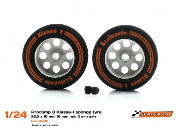 SC-2422 Klasse 1 ProComp 3  3mm axle.  26.2mm x 16mm  Hub: 16mm