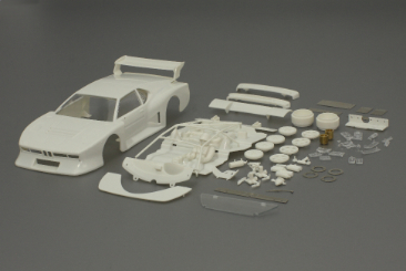 SC-3608 1:32 scale BMW M1 Slot car white body.