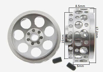 SC-4034d 'Monza-2' Design for 3/32“ Axle 17.2 x 8mm