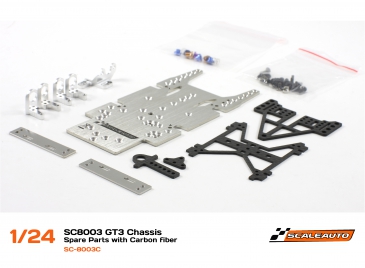 SC-8003C GT3 1/24 Scale Chassis with carbon fiber parts