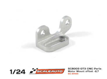 SC-8114d Motor mount.CNC aluminum. Offset 2.7mm