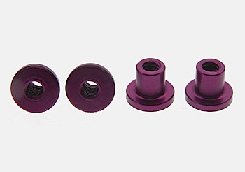 SC-8126B Suspension mounts 3mm purple.