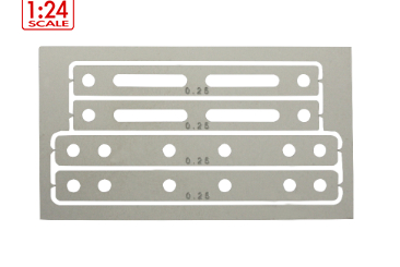 SC-8134A Body mount spacers 0.25mm