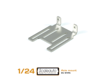 SC-8141b Adjustable Axle mount front. Steel 12mm