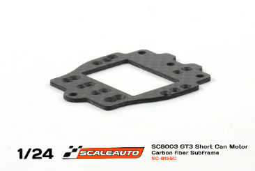 SC-8155c  8003 motor subframe 1.2mm SHORT can. Carbon fiber