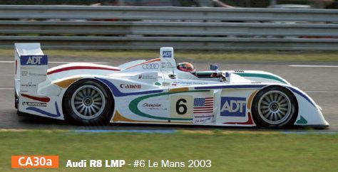 SICA30a A/O 'ADT' Audi R8 LMP #6 PREORDER