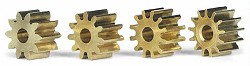 SIPSMX Brass Sidewinder Pinions 10, 11, 12, 13t