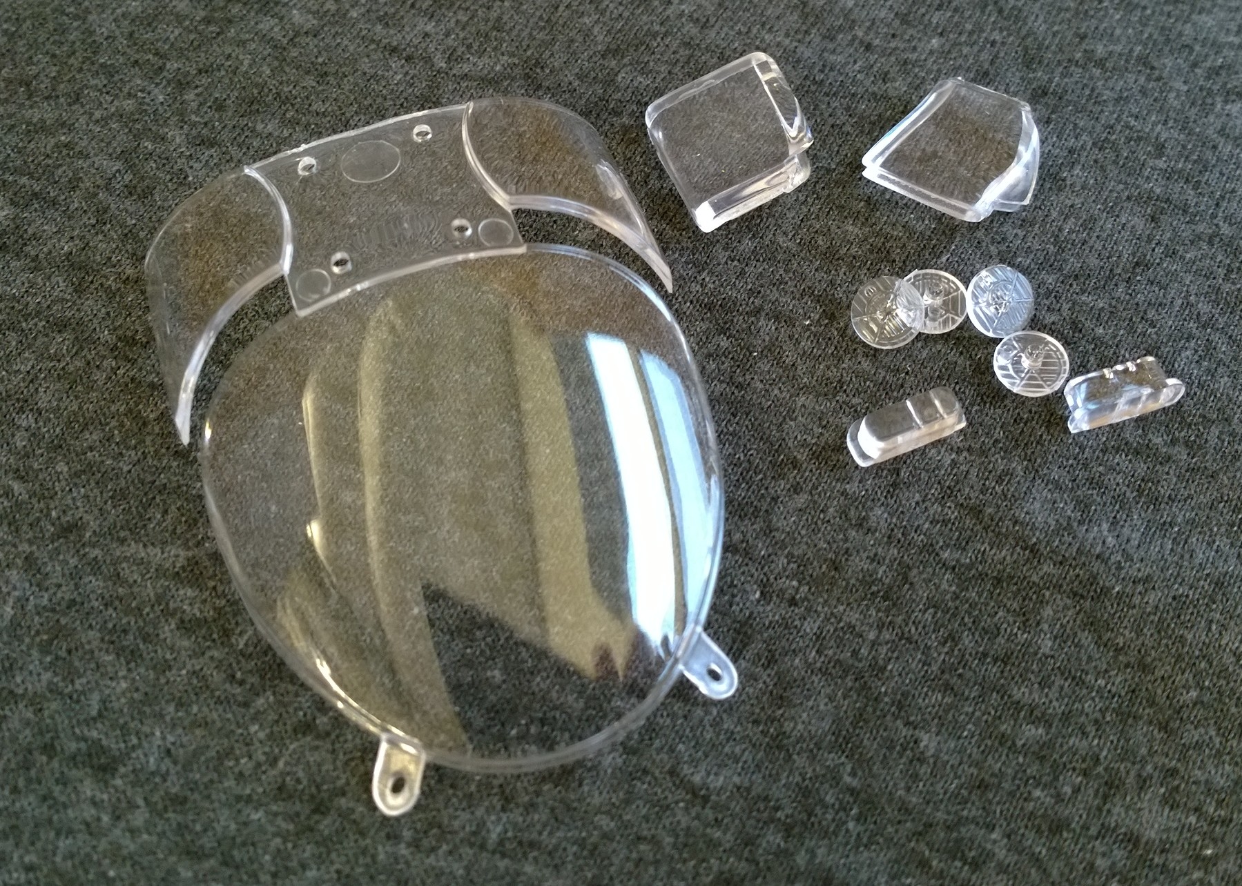 S-002C BRM spare parts for Porsche Body (transparent)