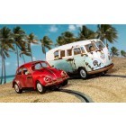 C3966  VW Beetle + Camper van  RUSTY RIDES