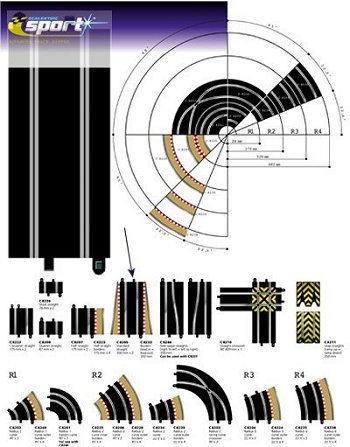 C8205 Standard Straight 350mm (2 pieces)