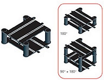 C8295 Elevated Crossover 90░ or 180░ 233mm