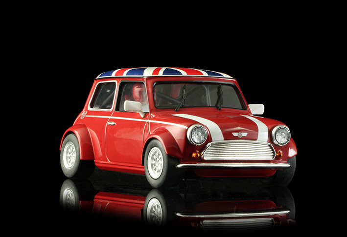 BRM096-R  Mini Cooper Red   Aluminum chassis + CAMBER