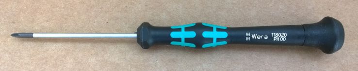 Wera 118020 #00  Phillips Screwdriver