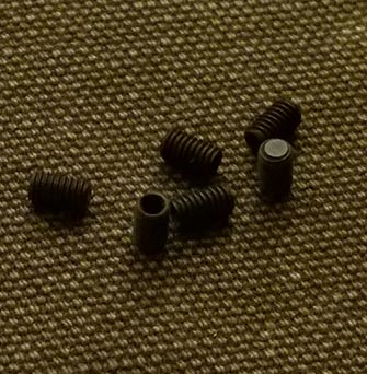 S-013GA Allen Screws (6) M3 X 5mm