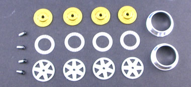 S-019W BRM Wheel Inserts "BBS 6 Spokes" (Front & rear set of 4)