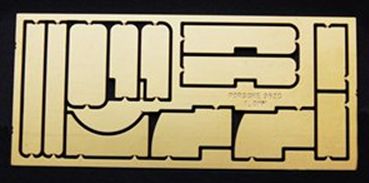 S-035 BRM brass weights for Porsche 962C/IMSA 0.5mm thick