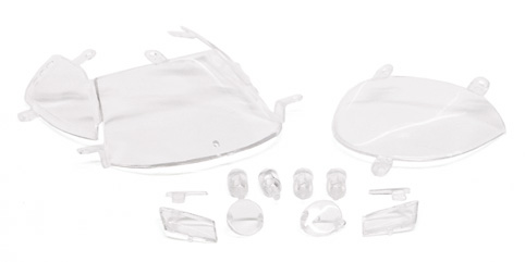 SICS04V - Nissan R390 transparent parts