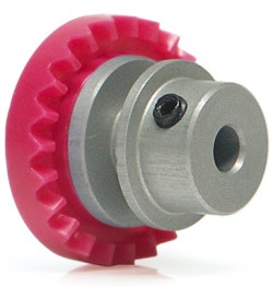 SIGI23-Al 23t Inline Crown Gear aluminum hub