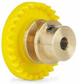 SIGI28-Bz 28t Inline Crown Gear Bronze Hub