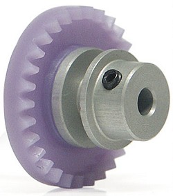 SIGI29-Al 29t Inline Crown Gear, Aluminum Hub