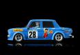 BRM126: Simca 1000 Rallye 2-Haribo Blue #28 1978