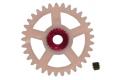 SC-1143 Nylon Spur Gear 33t 18.5mm diameter for 3/32