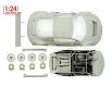 SC-7044  Audi R8 LMS white body racing kit